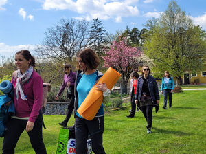 Anreise zum Yogaevent 2022.